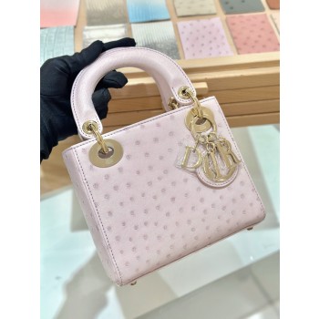  디올 17cm 벚꽃 핑크 토트백
